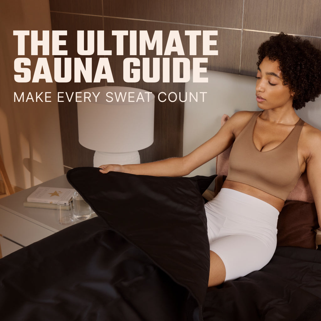 Woman Getting Out Of Sauna Blanket