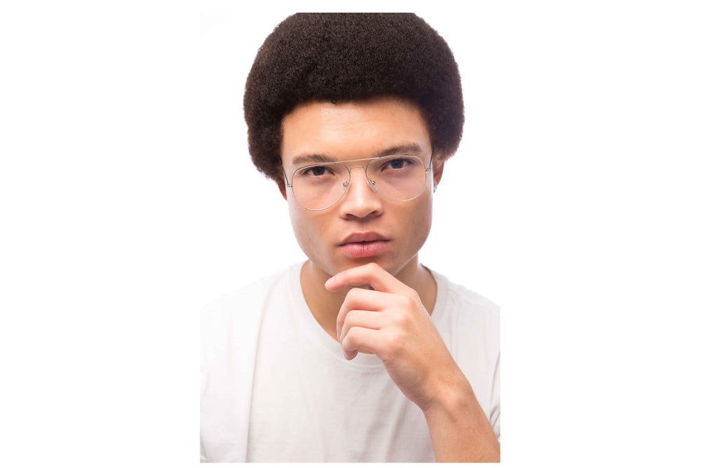 Man Wearing Maverick Computer Glasses Prescription