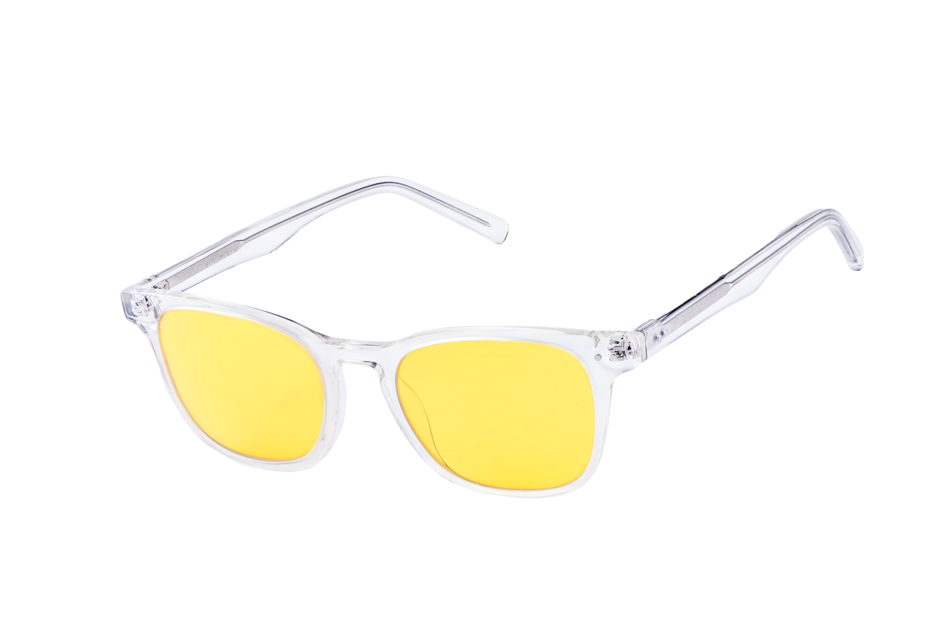 Crystal Light Sensitivity Glasses Angled View