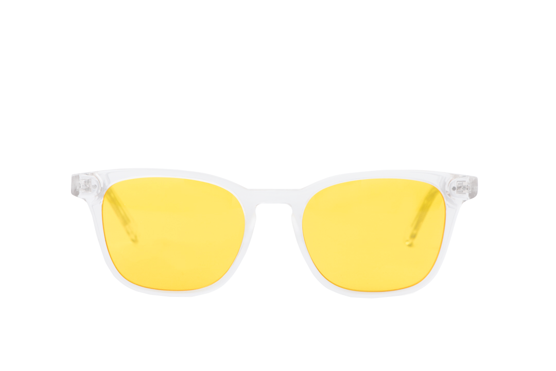 Crystal Light Sensitivity Glasses Front View