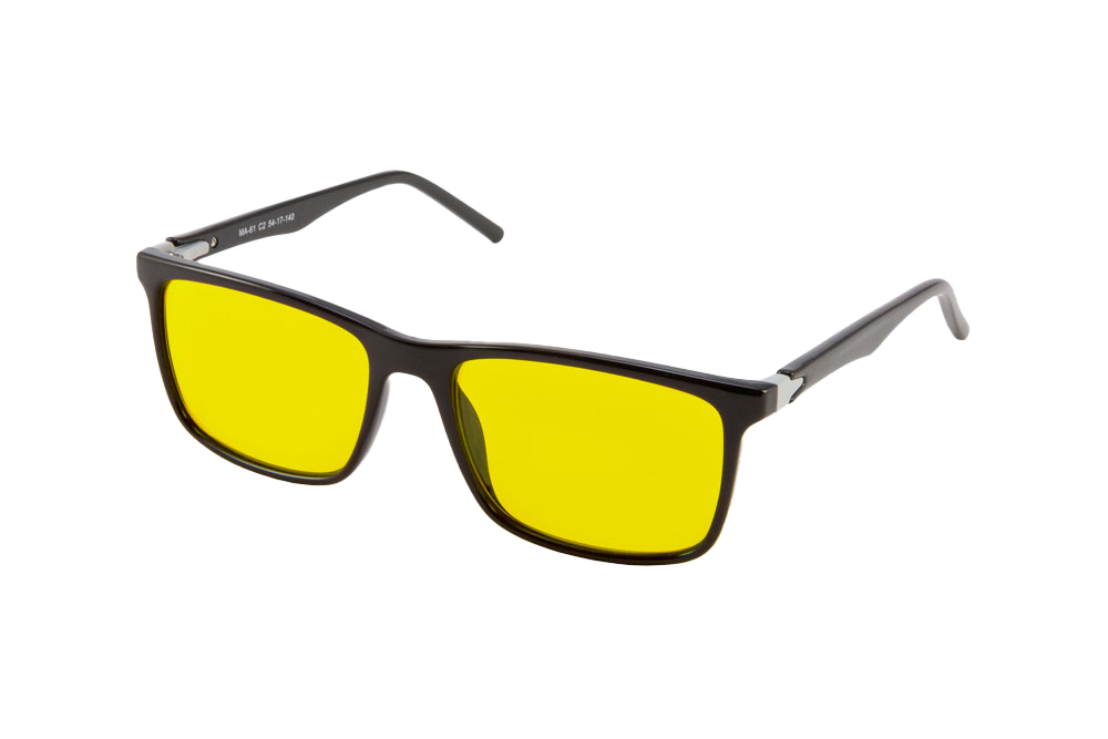 Brooklyn Light Sensitivity Glasses Prescription Angled View