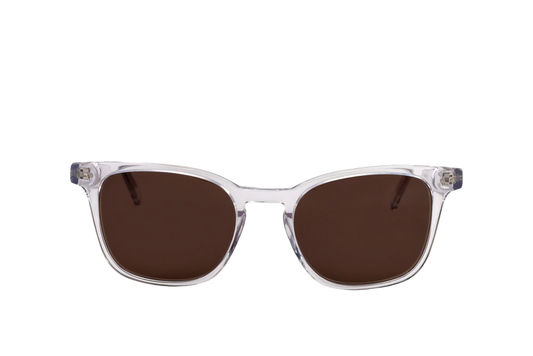 Crystal Sunglasses Prescription (Brown) Front View