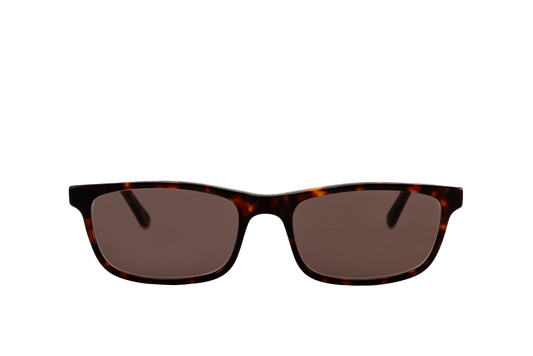 Tortoise Shell Sunglasses Readers (Brown) Front View