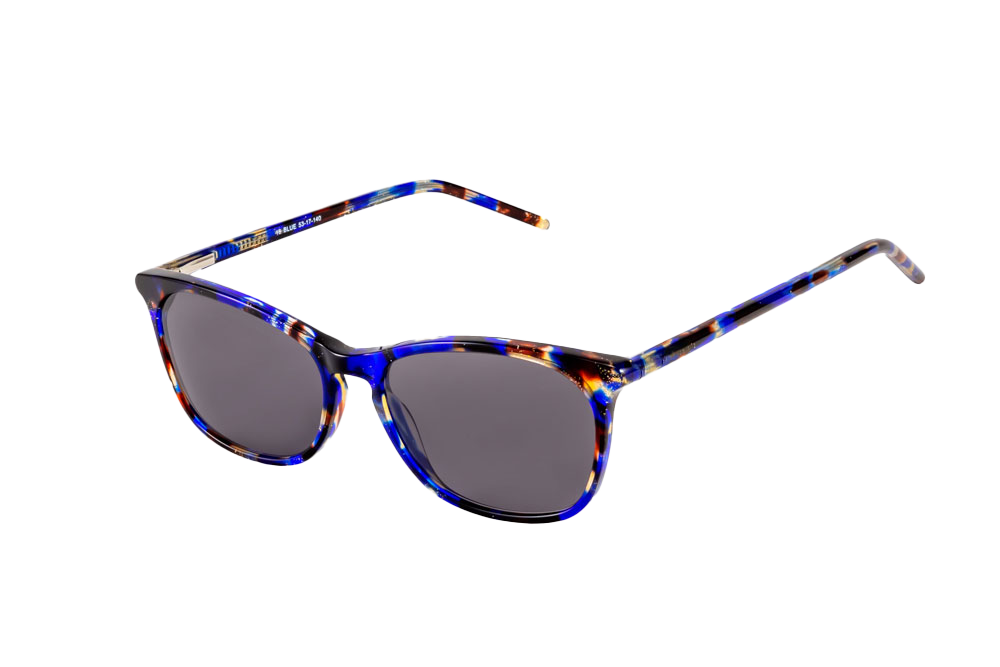 Galaxy Sunglasses Readers (Grey) Angled View