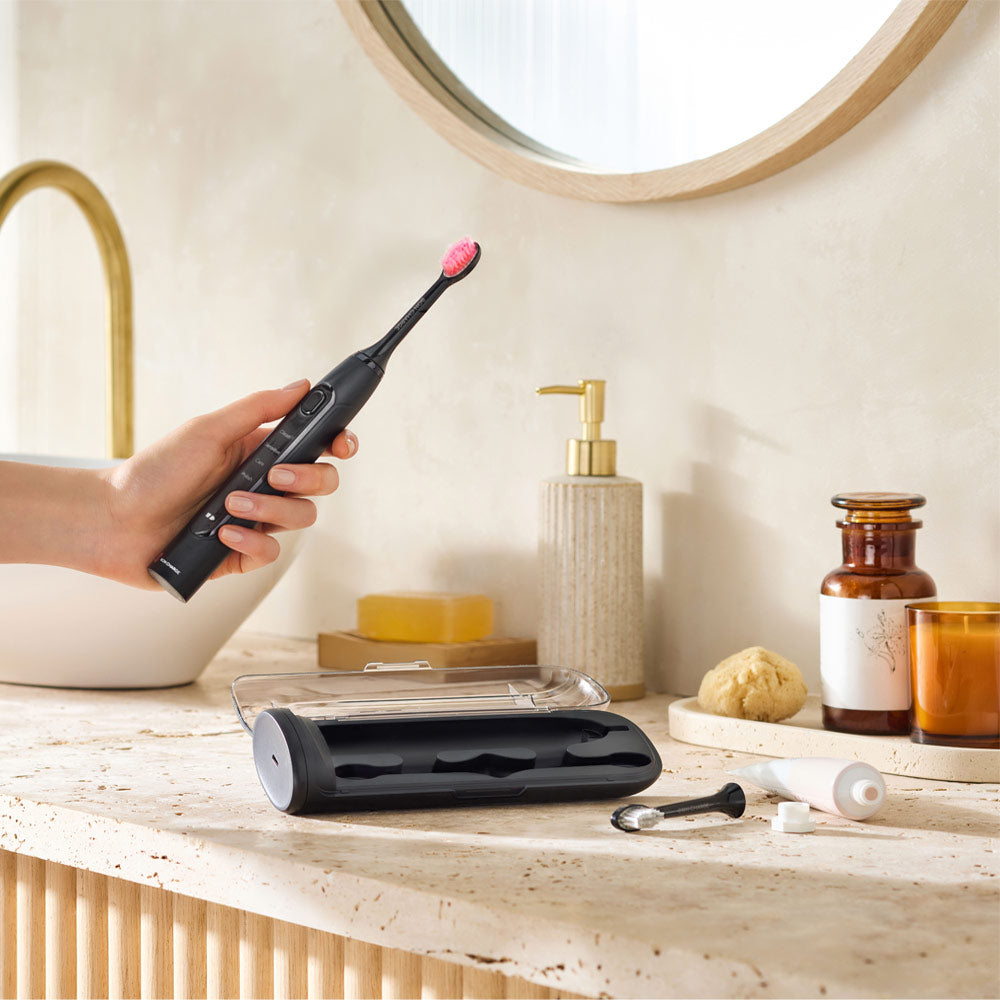 Red Light Toothbrush Charging Travel Case
